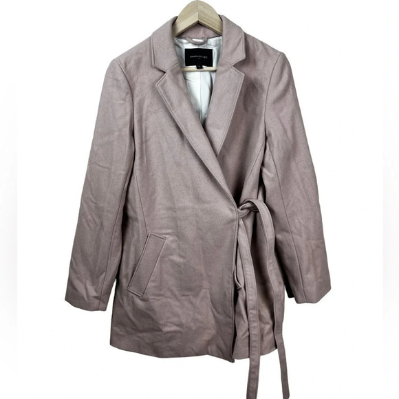 Banana Republic • Melton Wool Side Tie Coat - Picture 3 of 10